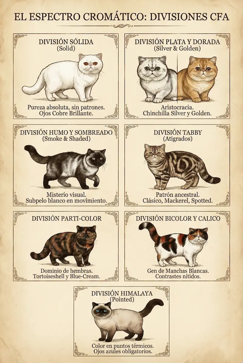El Espectro Cromático: Divisiones CFA