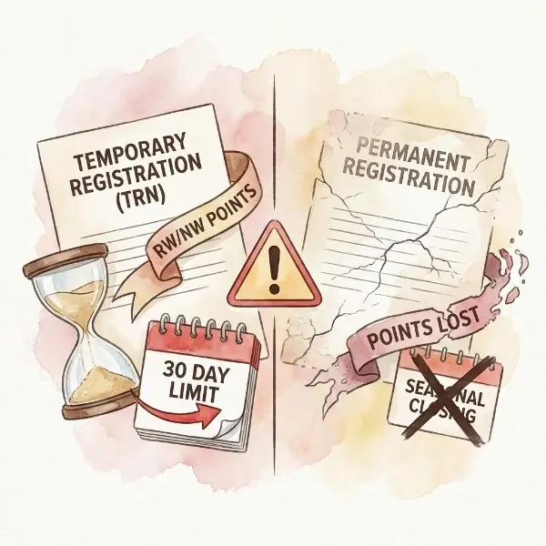 El Registro Temporal (TRN)