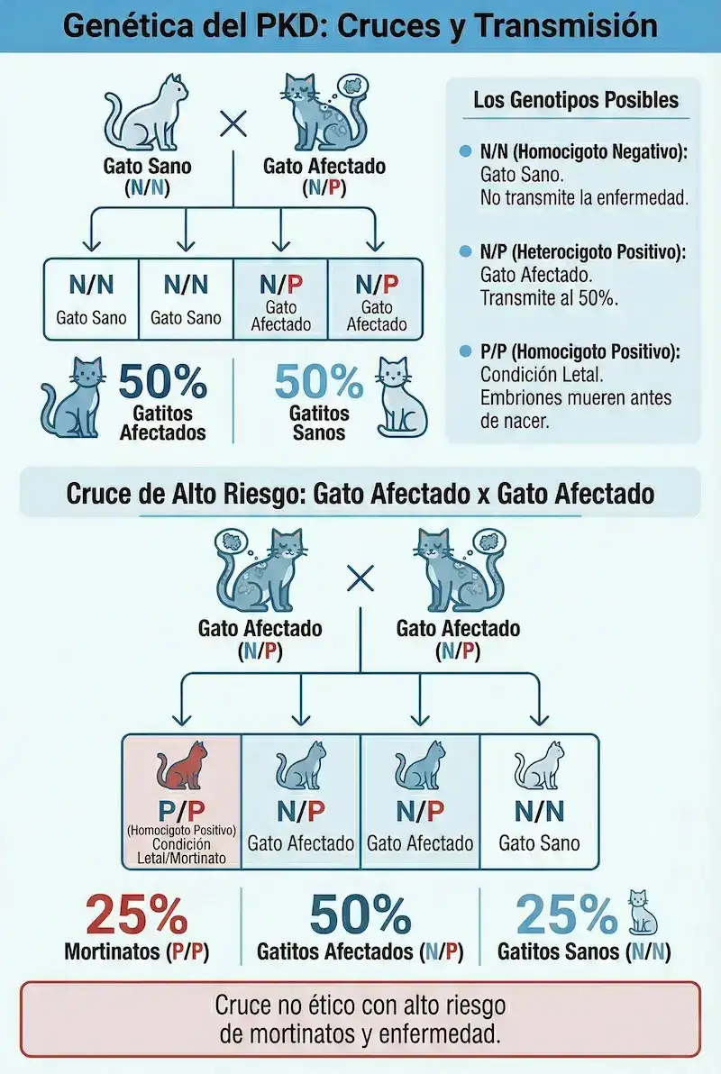 Genética del PKD: Cómo se transmite