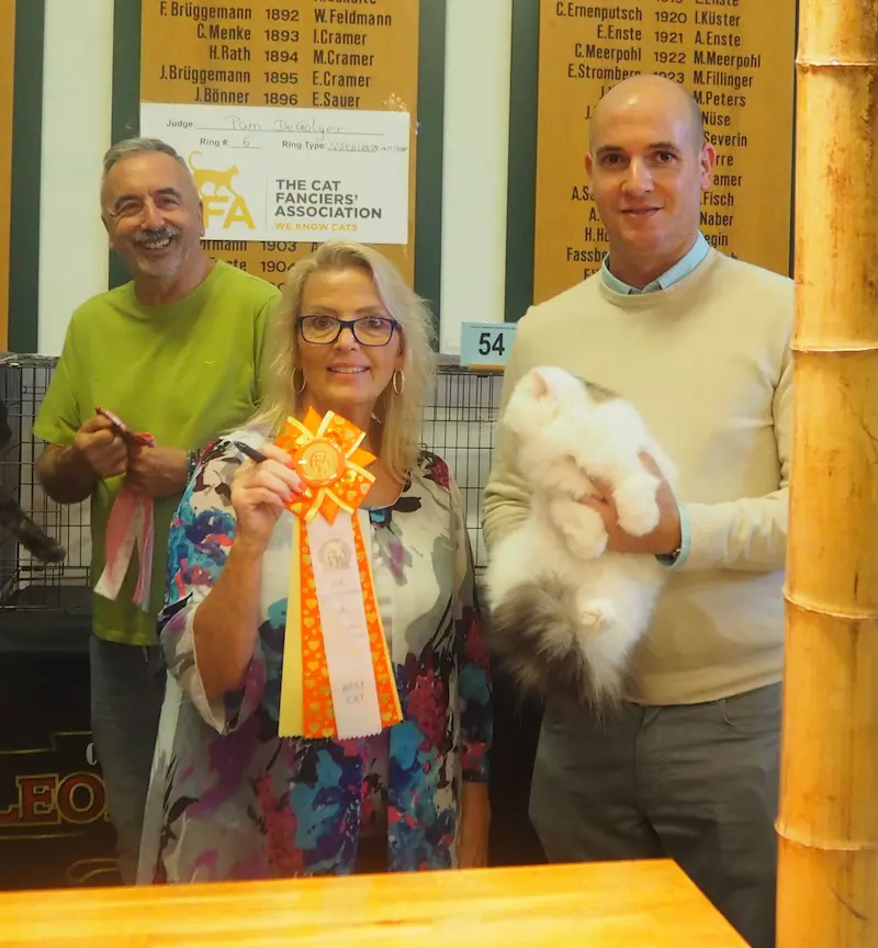 Foto del premio de GC RW Chicarabian Bandolero