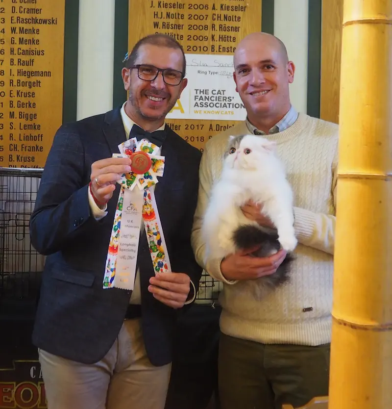 Foto del premio de GC RW Chicarabian Bandolero