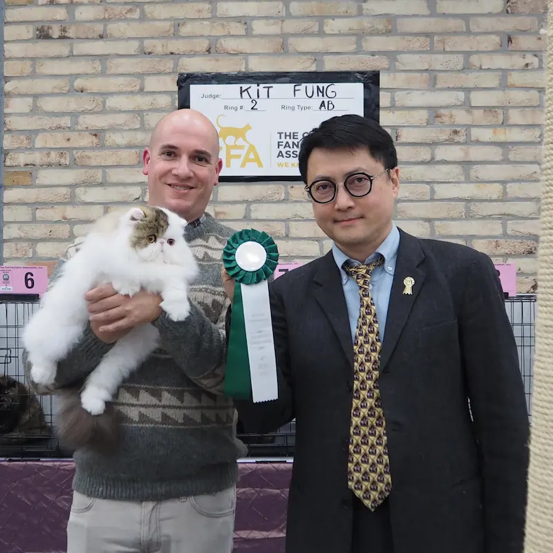 Foto del premio de GC RW Chicarabian Bandolero